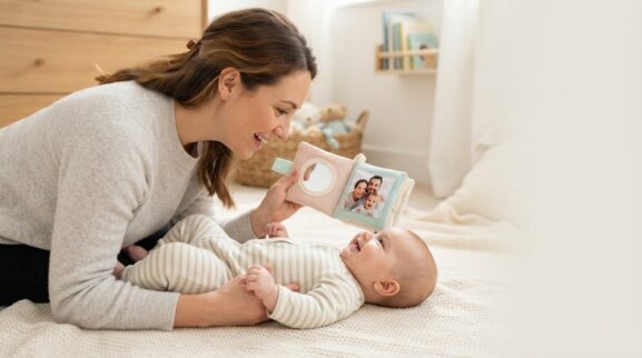 Identity & Family Activity Cards for 4–6 Months printable learning activity for a 4–6 month old baby