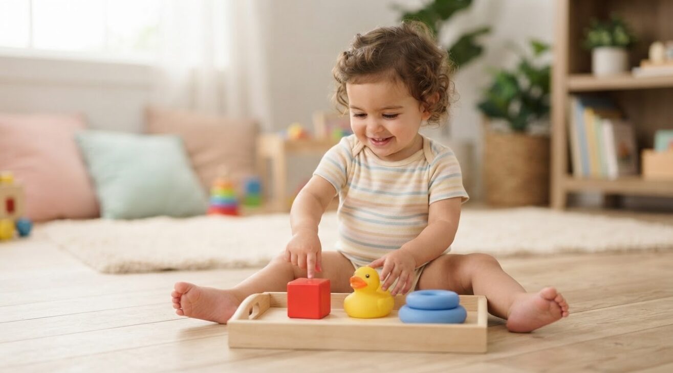 Learn Colors On-Screen, Then Find Them in Real Life for 1-Year-Old Toddlers