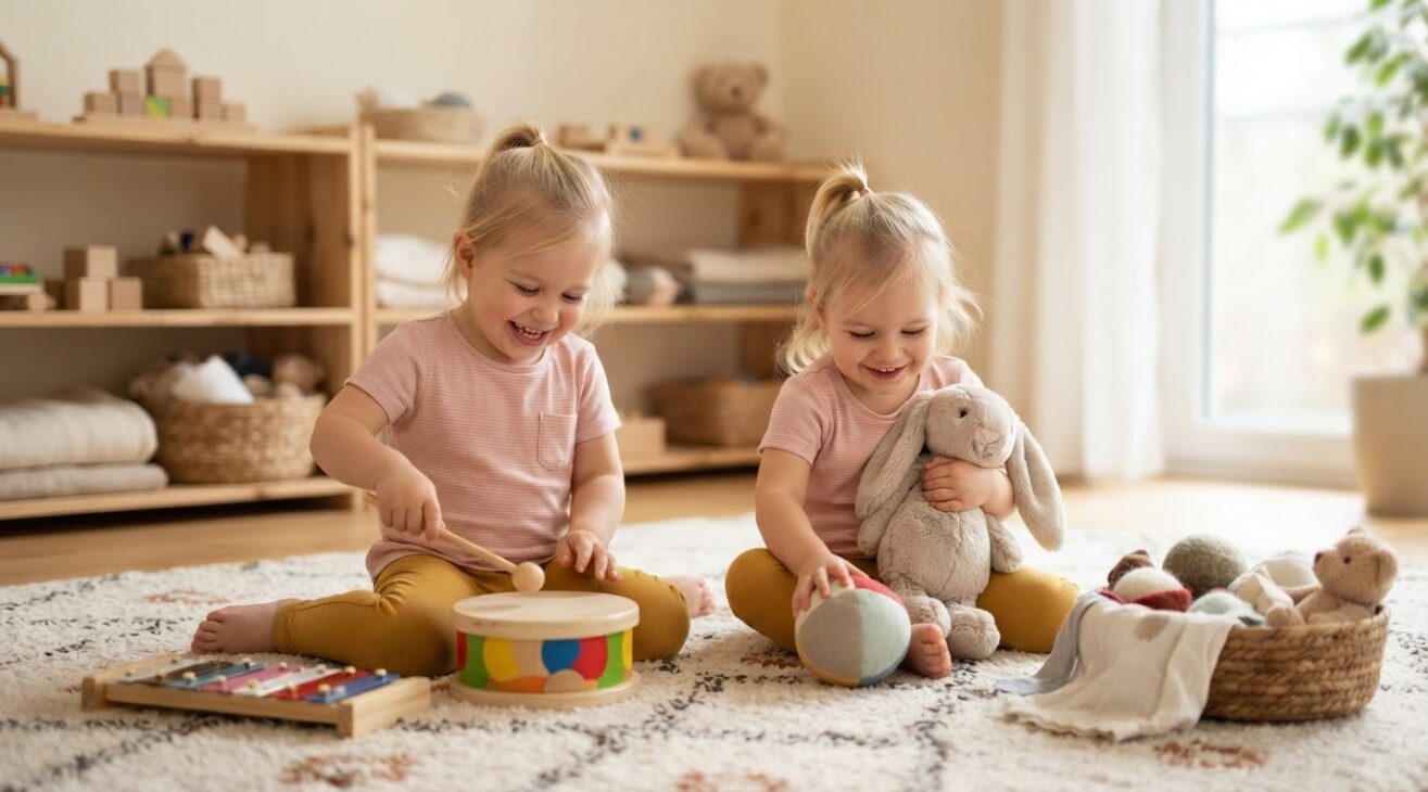 Learn Loud and Soft Through Play for 2-Year-Old Toddlers