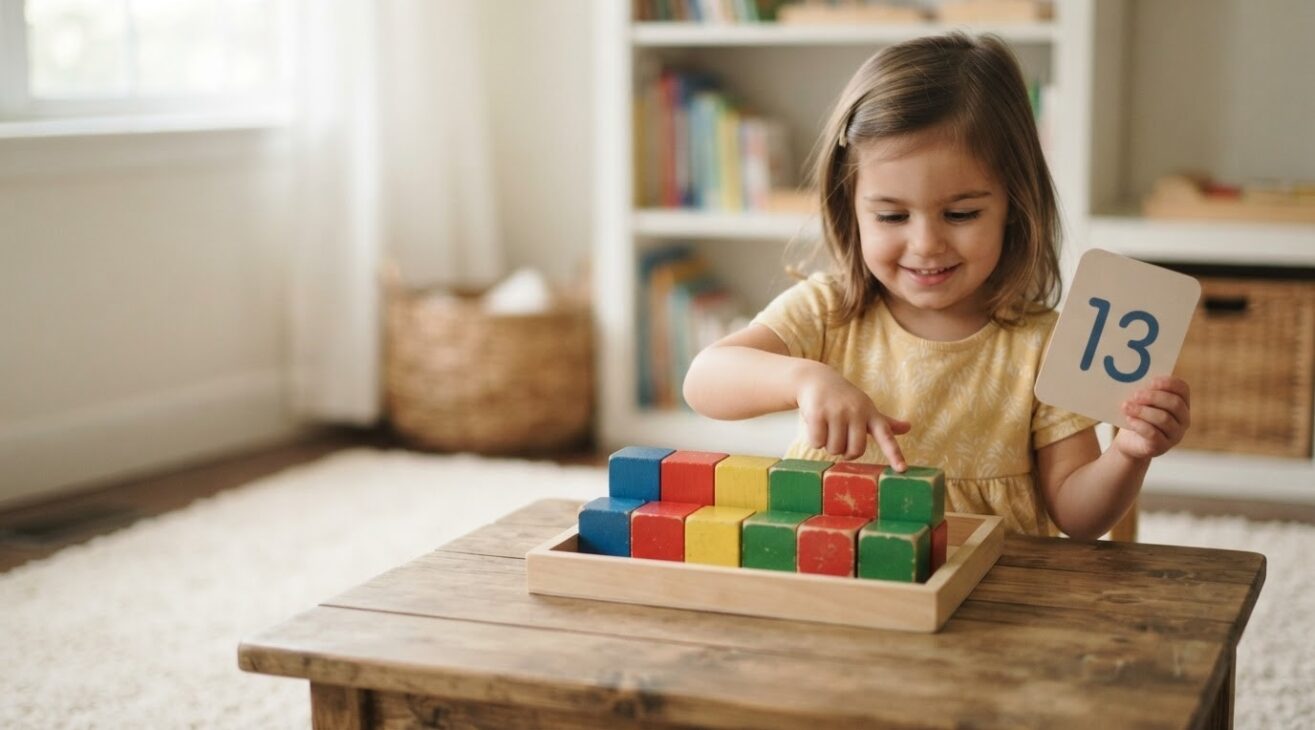 Learn the Number 13 for 4-Year-Old Kids