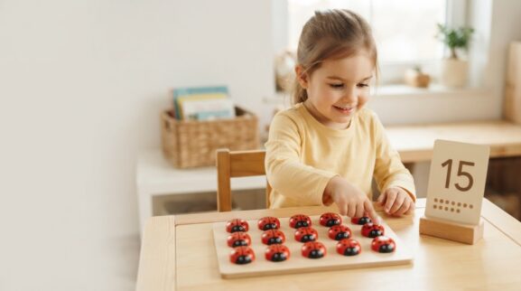 Learn the Number 15 learning activity for a 4-year-old