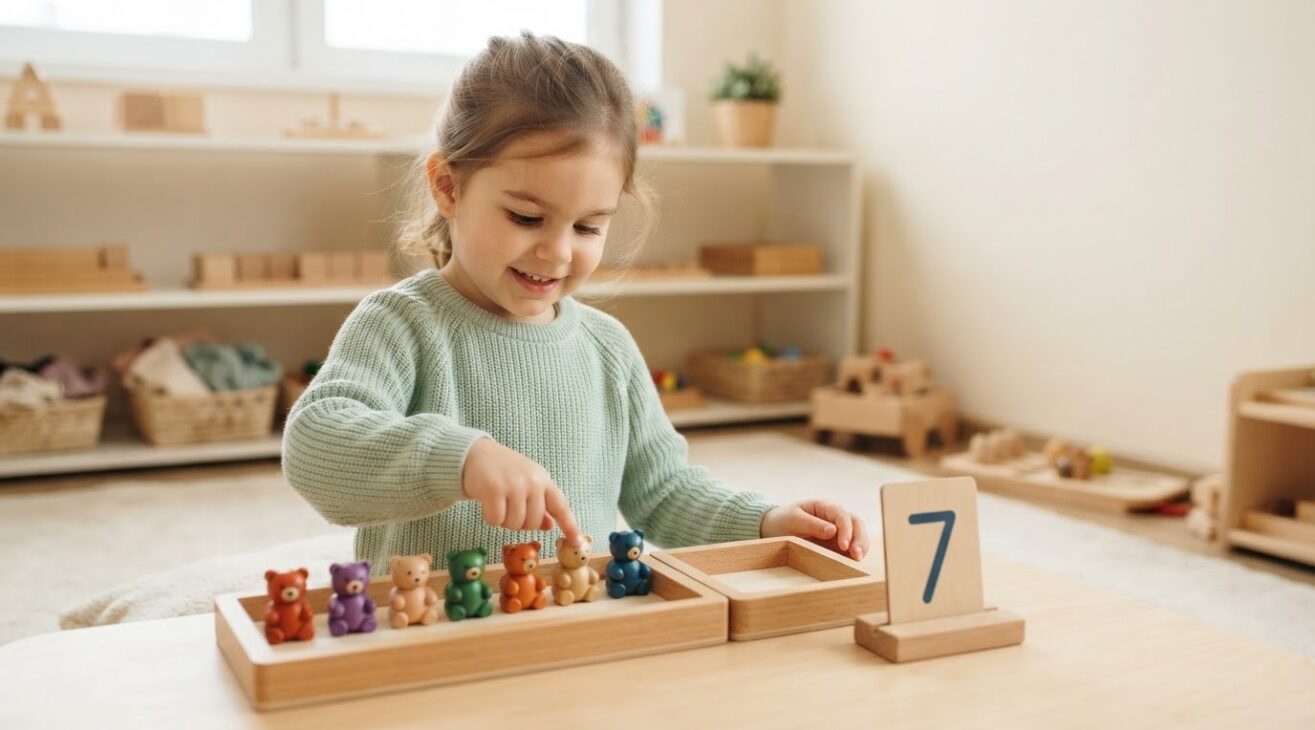 Learn the Number 7 for 3-Year-Old Toddlers