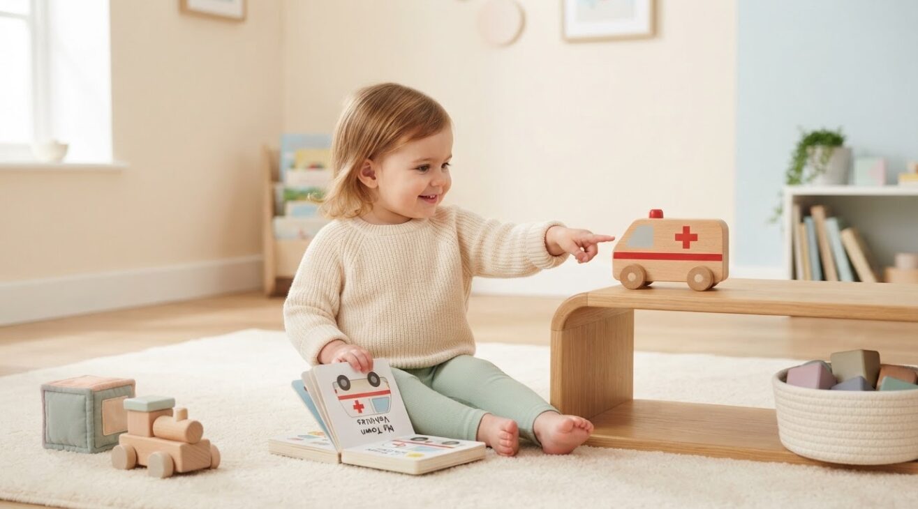 Learn the Word Ambulance for 1-Year-Old Toddlers