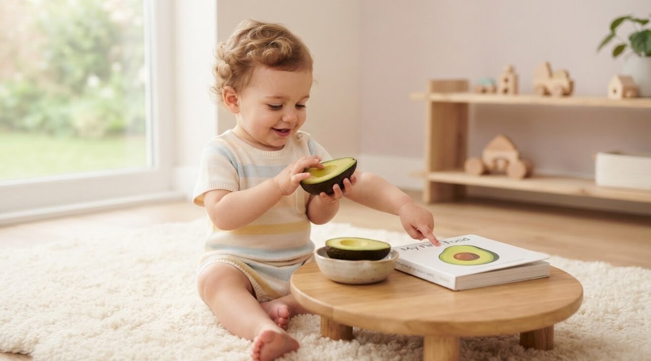 Learn the Word Avocado for 1-Year-Old Toddlers