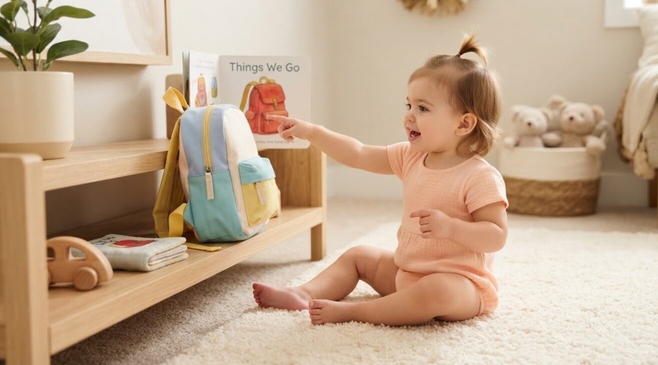 Learn the Word Backpack for 1-Year-Old Toddlers