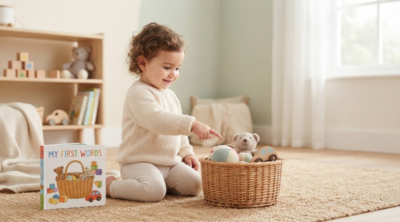Learn the Word Basket for 1-Year-Old Toddlers