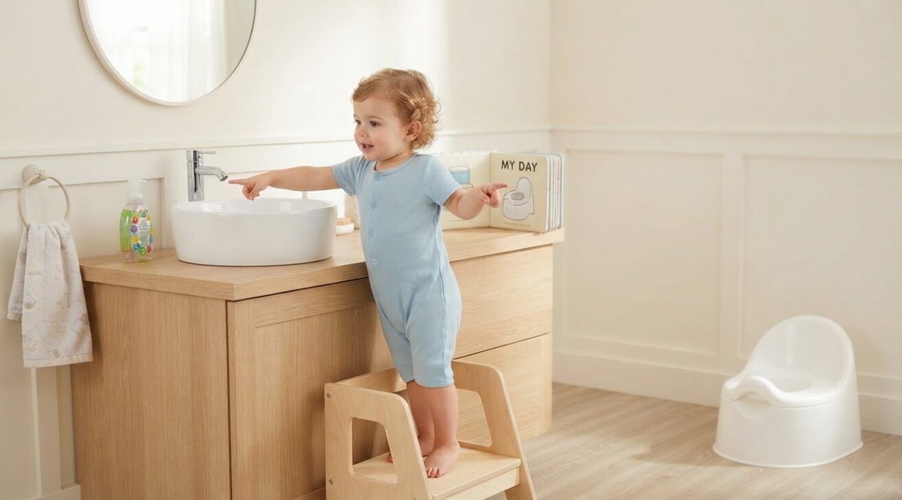 Learn the Word Bathroom for 2-Year-Old Toddlers