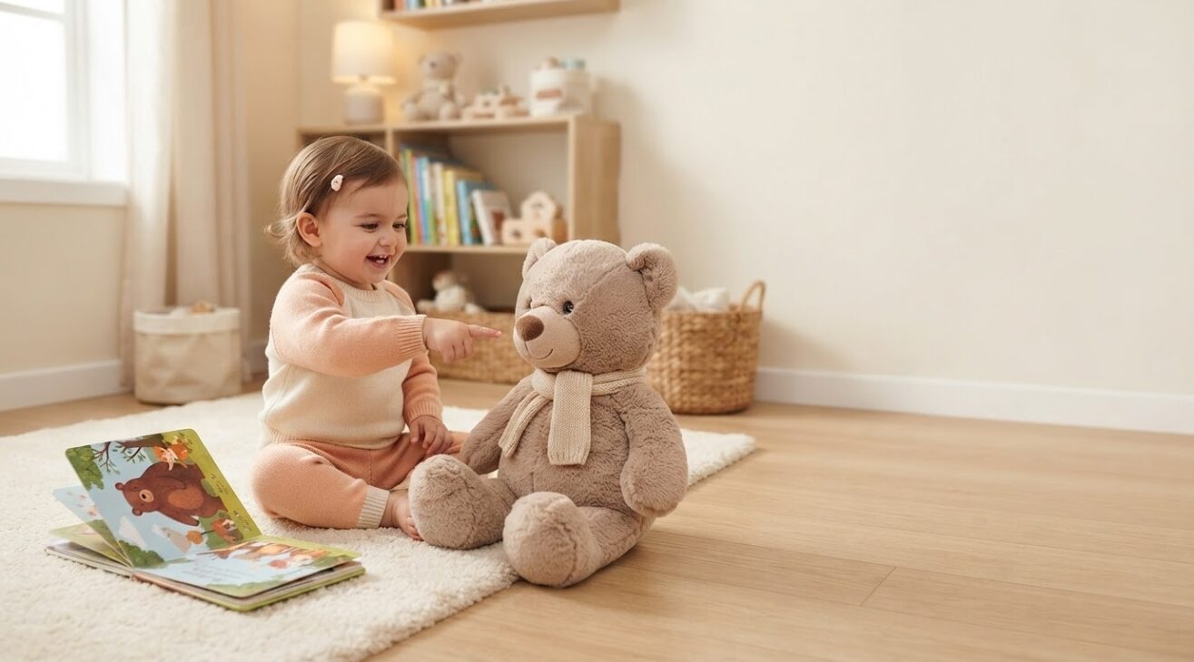 Learn the Word Bear for 1-Year-Old Toddlers