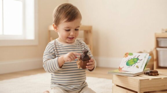 Beetle learning activity for a 2-year-old