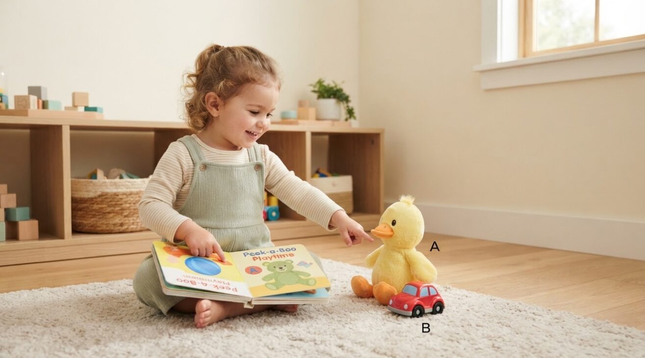 Learn the Word Beside for 2-Year-Old Toddlers