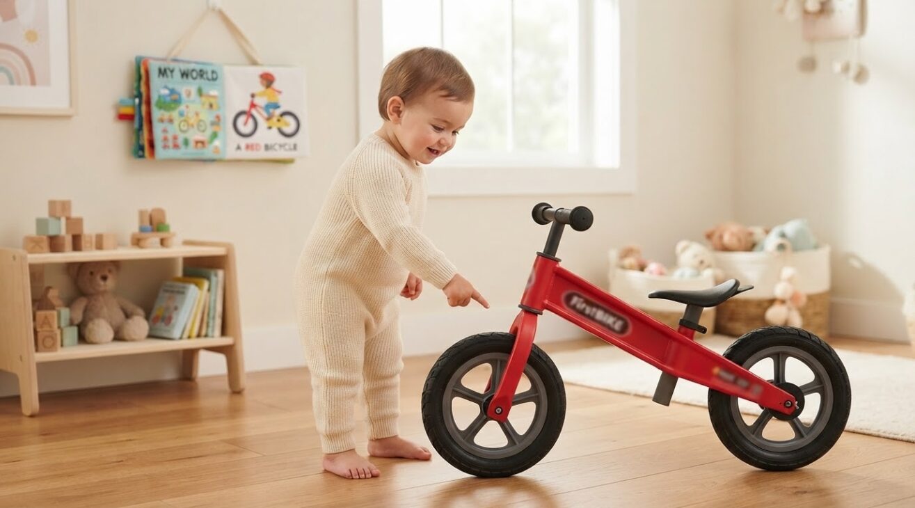 Learn the Word Bicycle for 1-Year-Old Toddlers