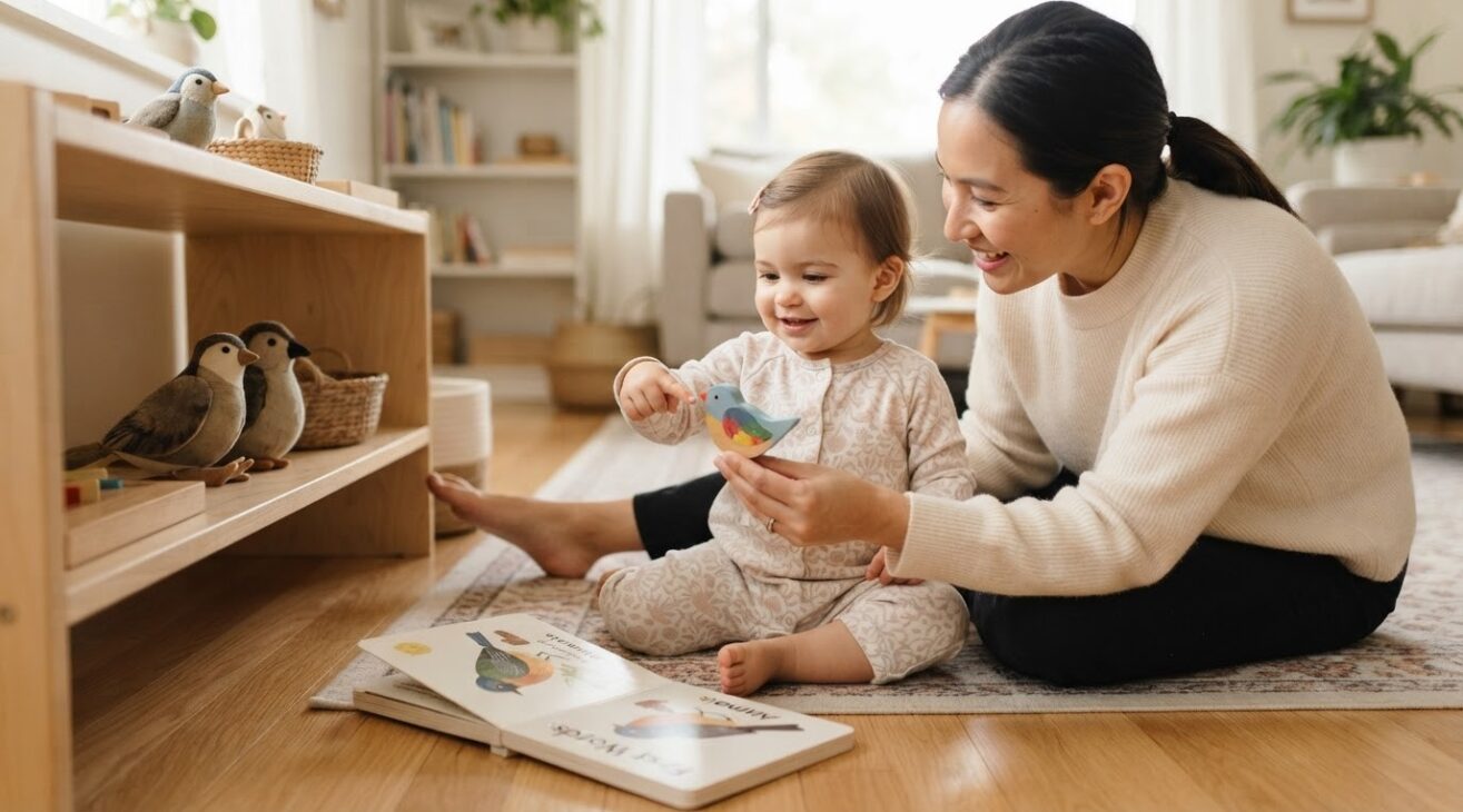 Learn the Word Bird for 1-Year-Old Toddlers