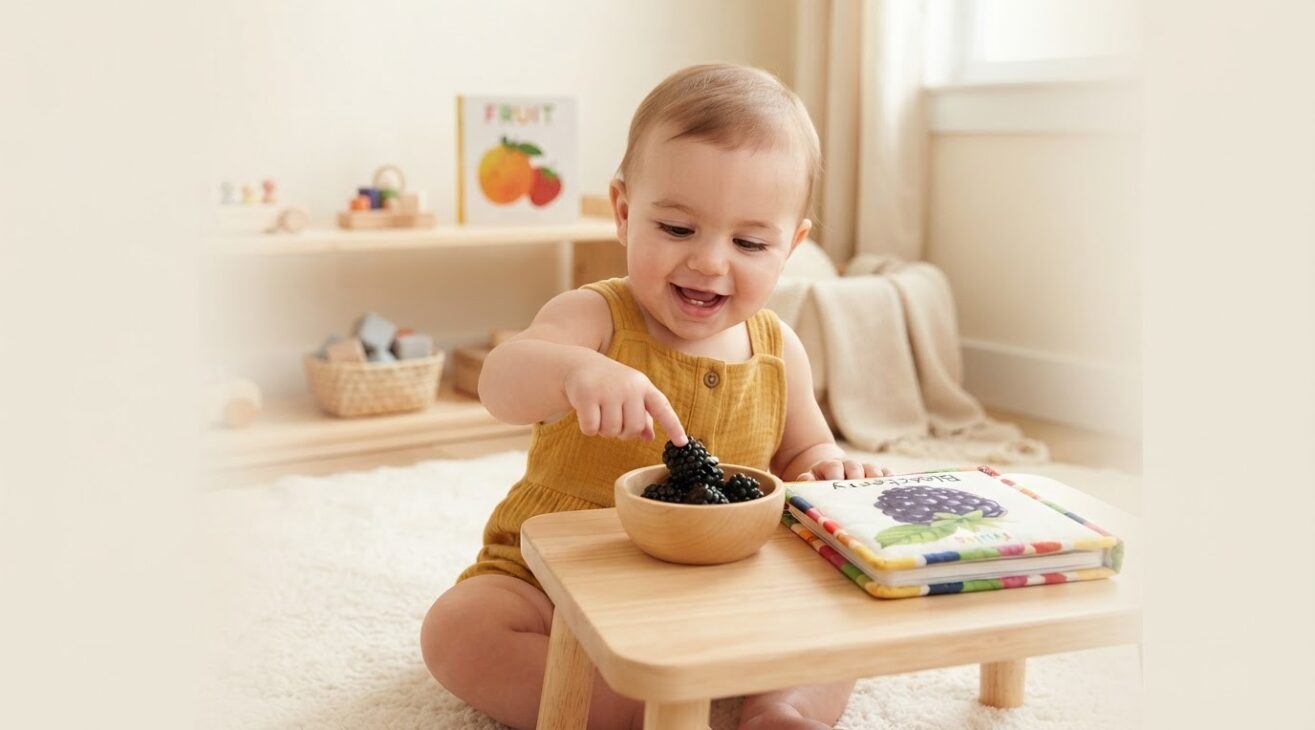 Learn the Word Blackberry for 1-Year-Old Toddlers