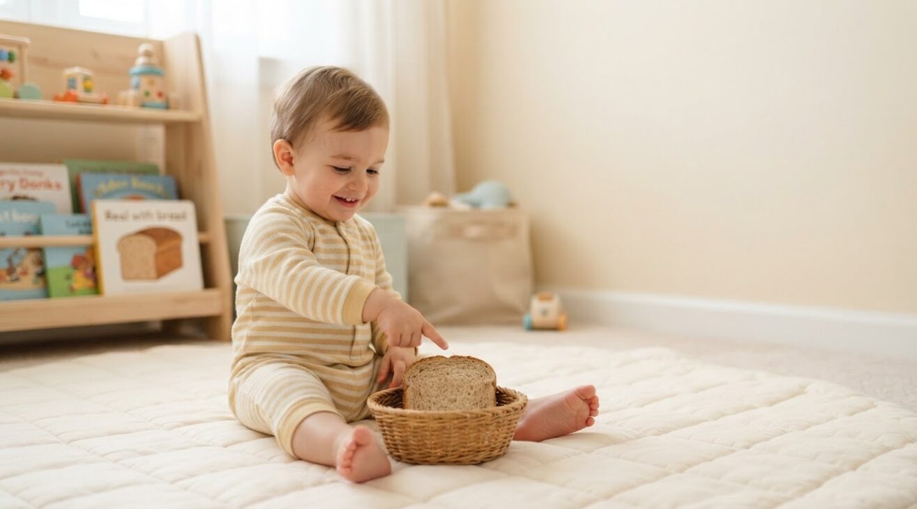 Learn the Word Bread for 1-Year-Old Toddlers