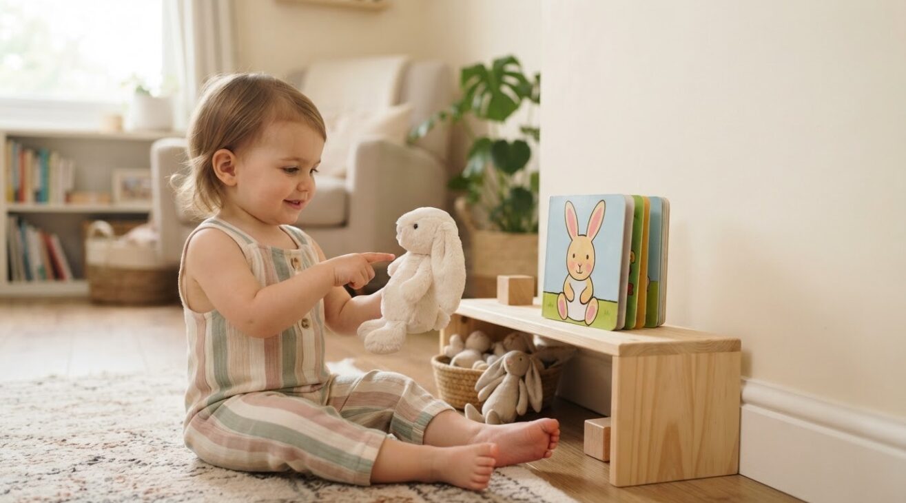 Learn the Word Bunny for 1-Year-Old Toddlers