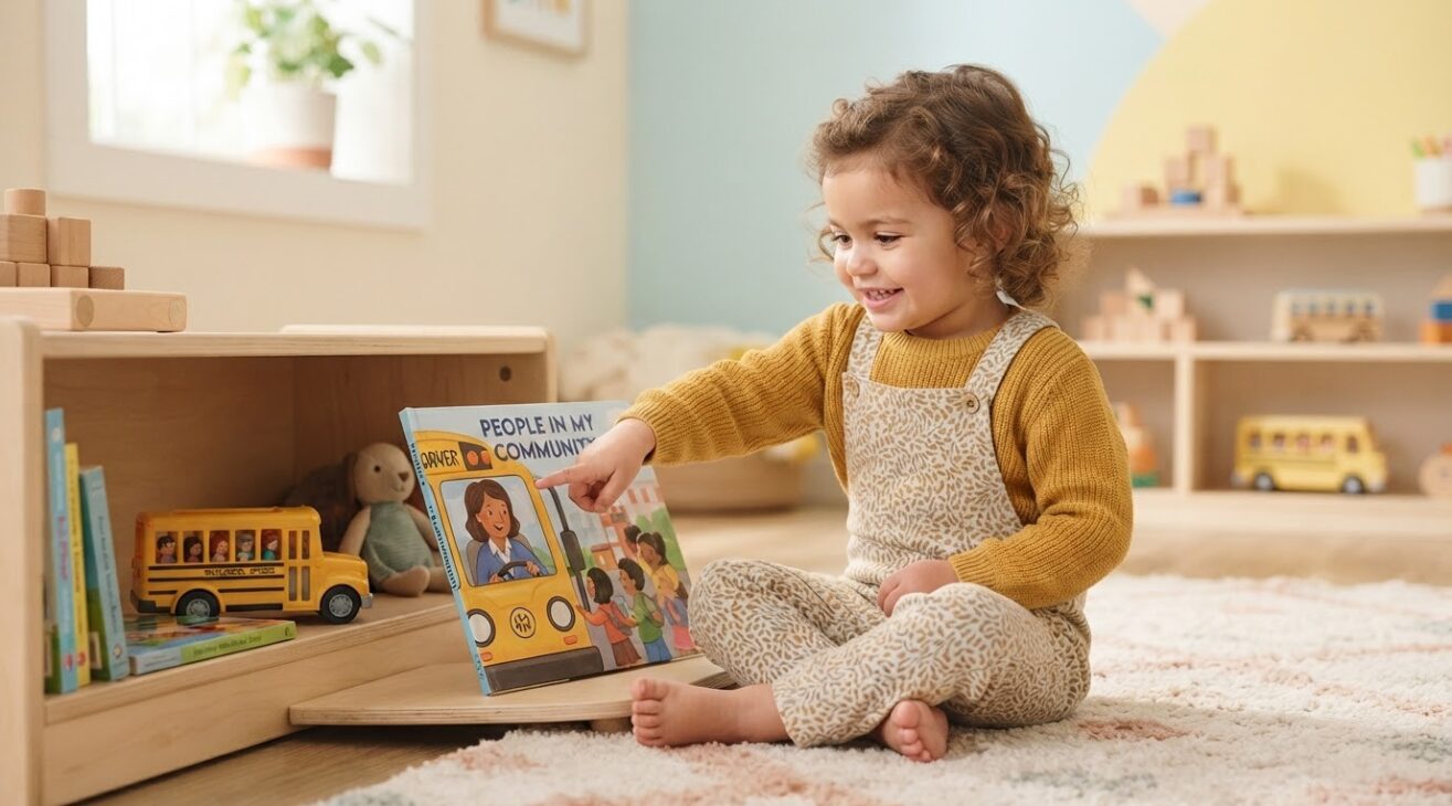 Learn the Word Bus Driver for 2-Year-Old Toddlers