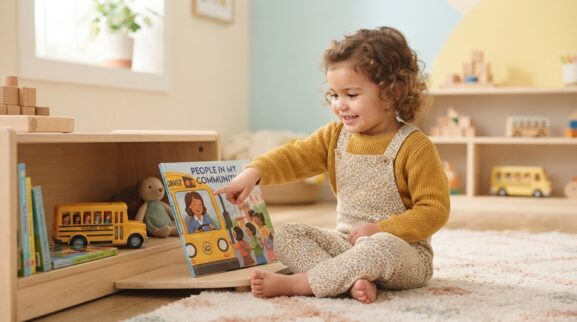 Bus Driver learning activity for a 2-year-old