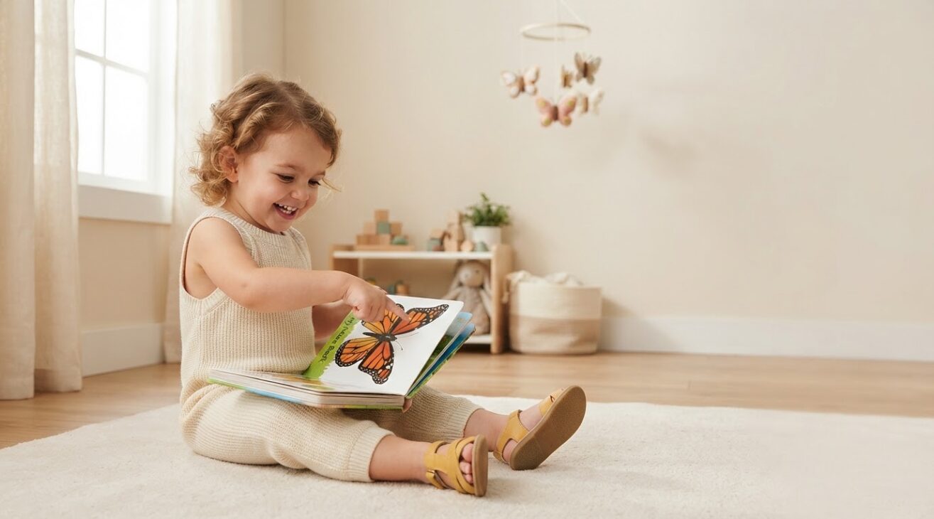 Learn the Word Butterfly for 2-Year-Old Toddlers