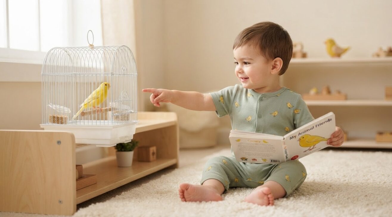 Learn the Word Canary for 1-Year-Old Toddlers