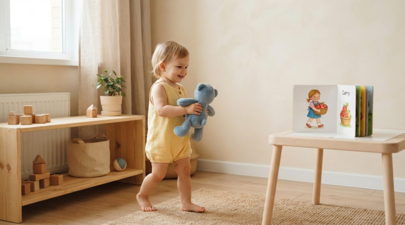 Learn the Word Carry for 1-Year-Old Toddlers
