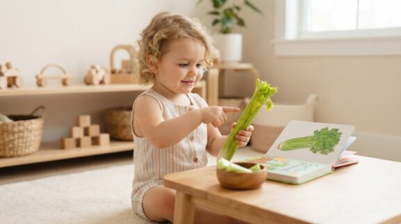 Celery learning activity for a 1-year-old