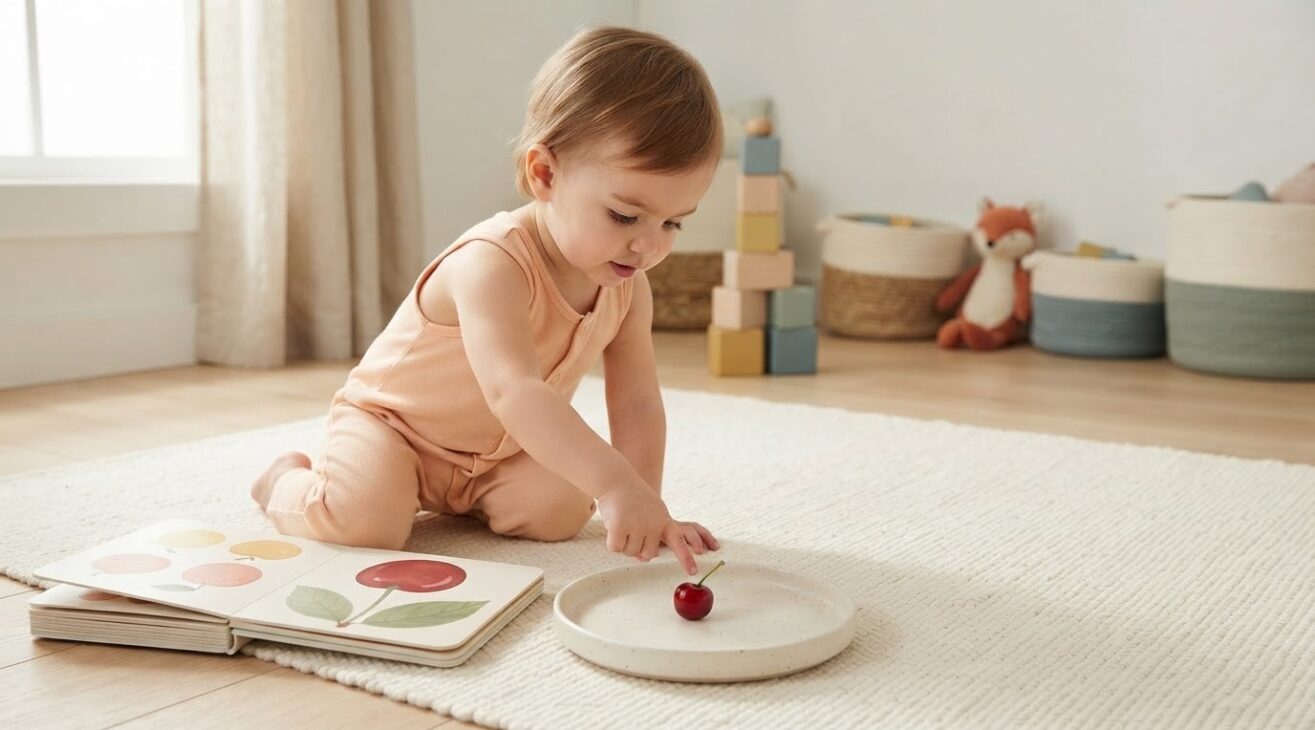Learn the Word Cherry for 1-Year-Old Toddlers
