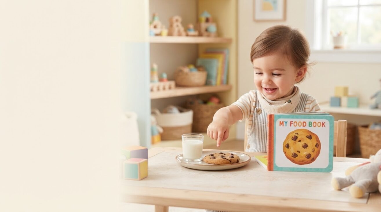 Learn the Word Cookie for 1-Year-Old Toddlers