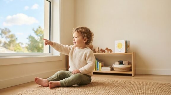 Day learning activity for a 2-year-old