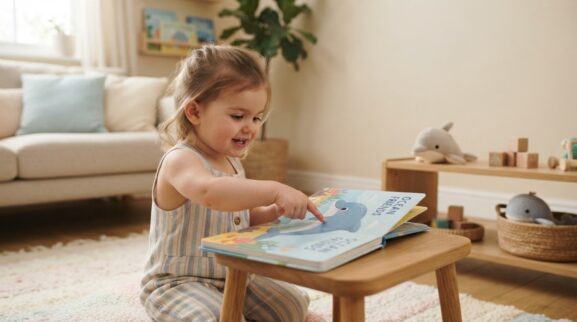 Dolphin learning activity for a 1-year-old