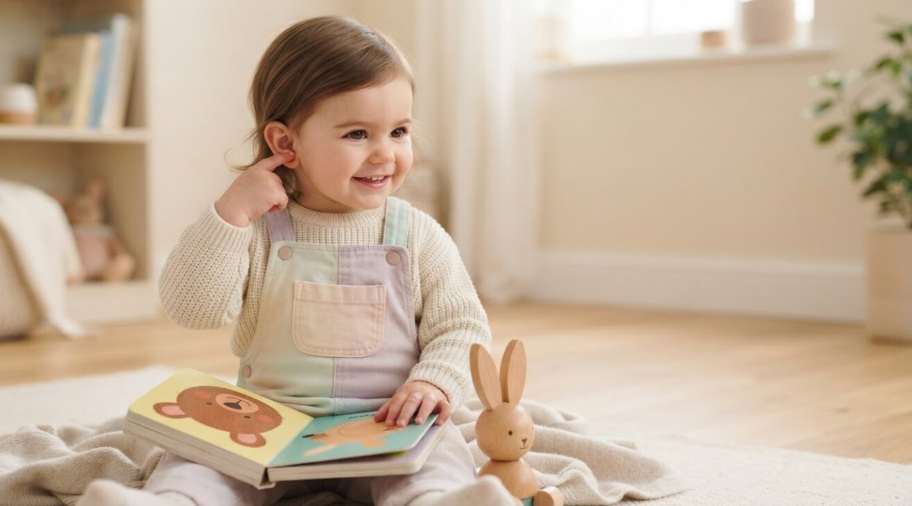 Learn the Word Ear for 1-Year-Old Toddlers