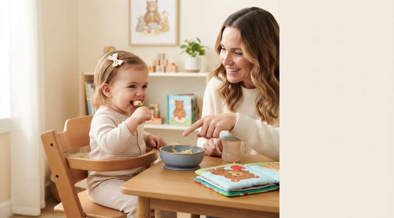 Learn the Word Eat for 1-Year-Old Toddlers