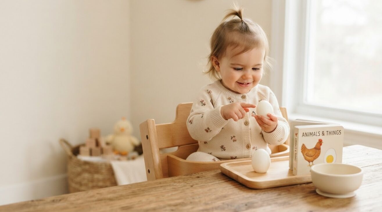 Learn the Word Egg for 1-Year-Old Toddlers