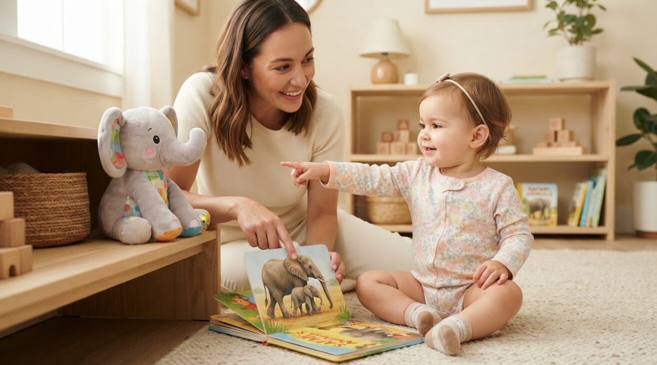 Learn the Word Elephant for 1-Year-Old Toddlers