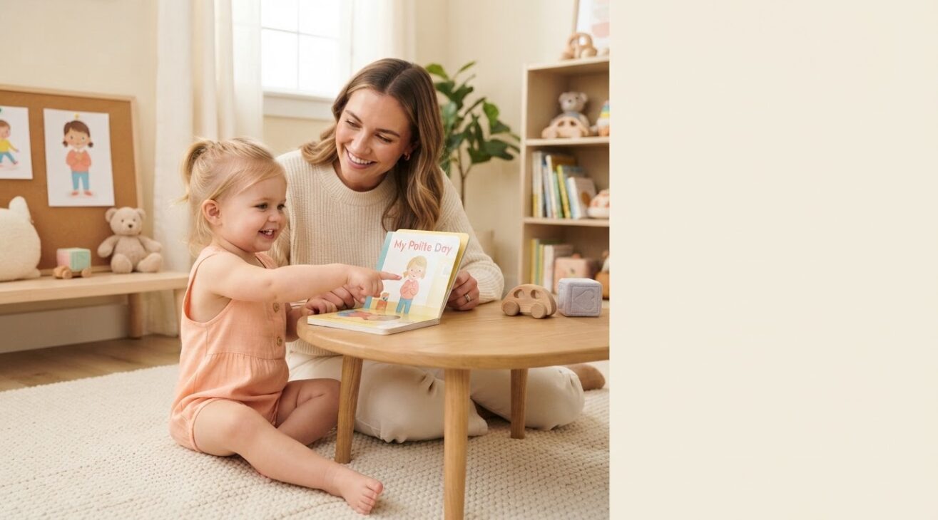 Learn the Word Excuse Me for 1-Year-Old Toddlers