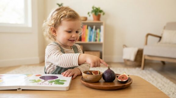 Fig learning activity for a 1-year-old