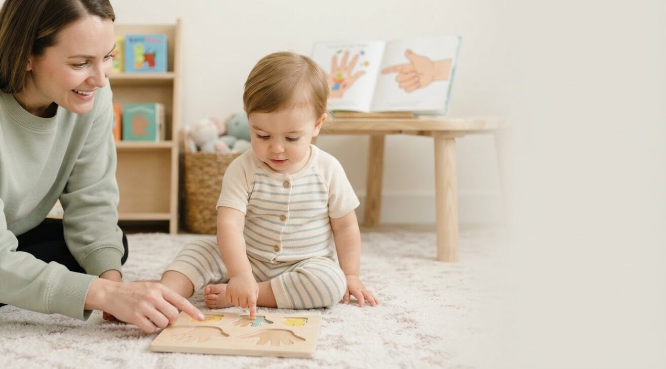 Learn the Word Finger for 1-Year-Old Toddlers