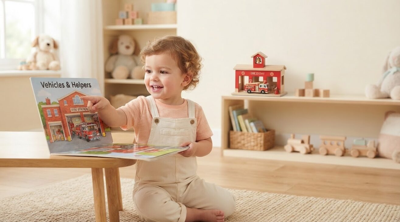 Learn the Word Fire Station for 2-Year-Old Toddlers