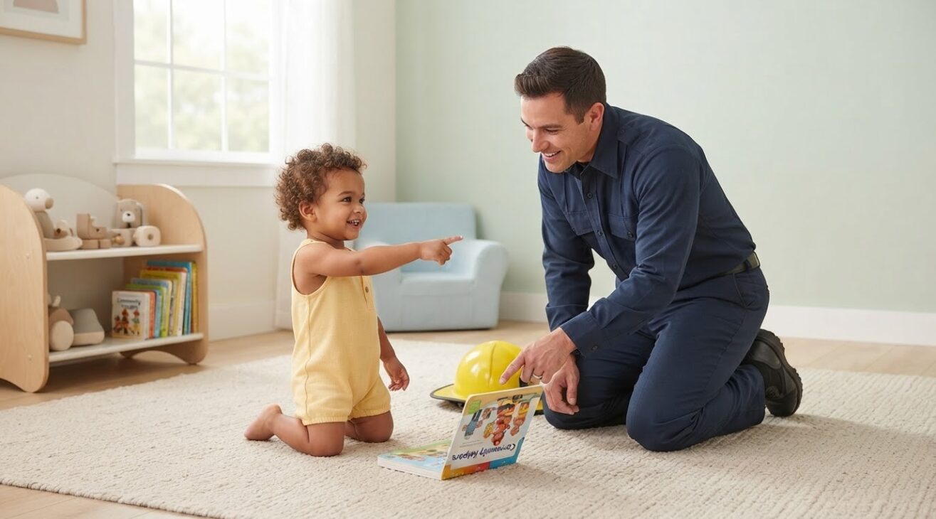 Learn the Word Firefighter for 2-Year-Old Toddlers