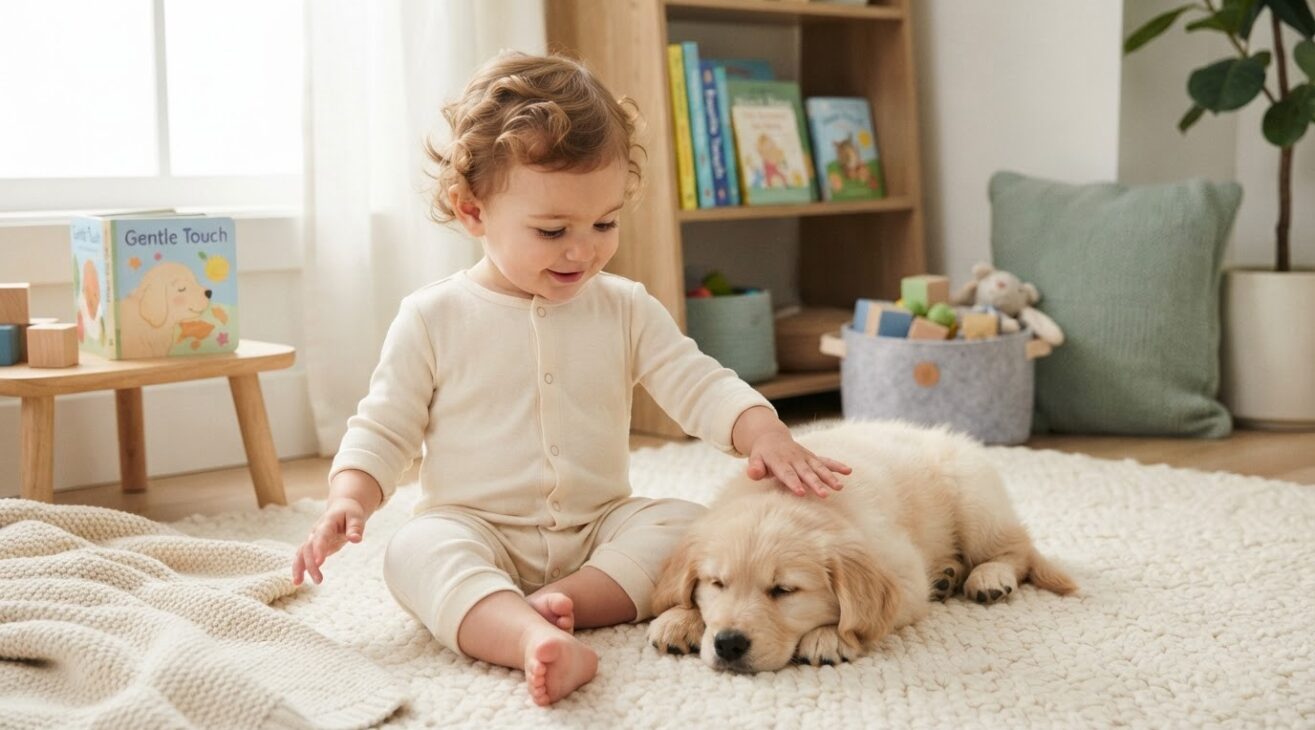 Learn the Word Gentle for 1-Year-Old Toddlers
