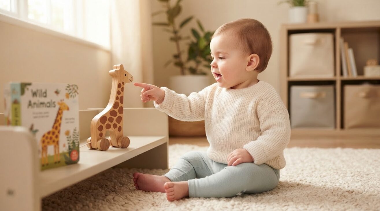 Learn the Word Giraffe for 1-Year-Old Toddlers