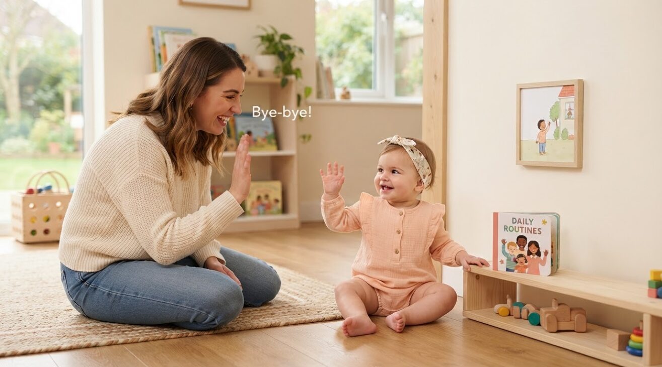 Learn the Word Goodbye for 1-Year-Old Toddlers