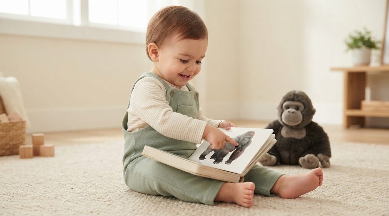 Learn the Word Gorilla for 1-Year-Old Toddlers