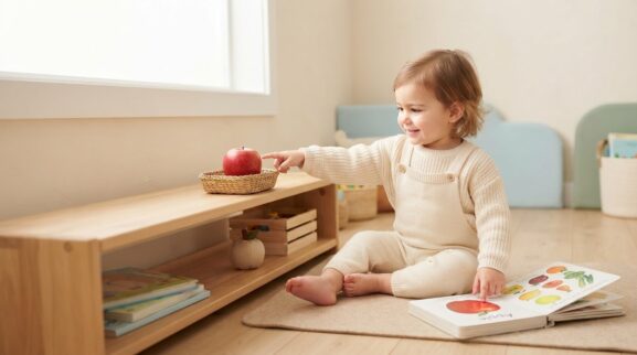 Grocery Store learning activity for a 2-year-old