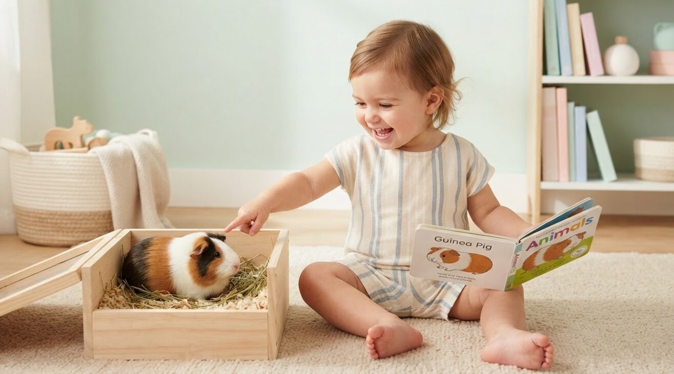 Learn the Word Guinea Pig for 1-Year-Old Toddlers