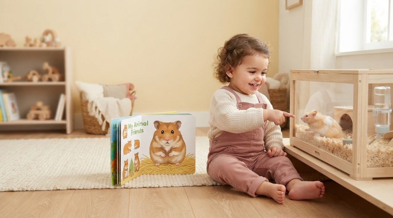 Learn the Word Hamster for 1-Year-Old Toddlers