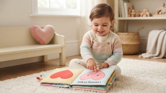 Heart learning activity for a 2-year-old