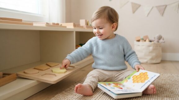 Hexagon learning activity for a 2-year-old