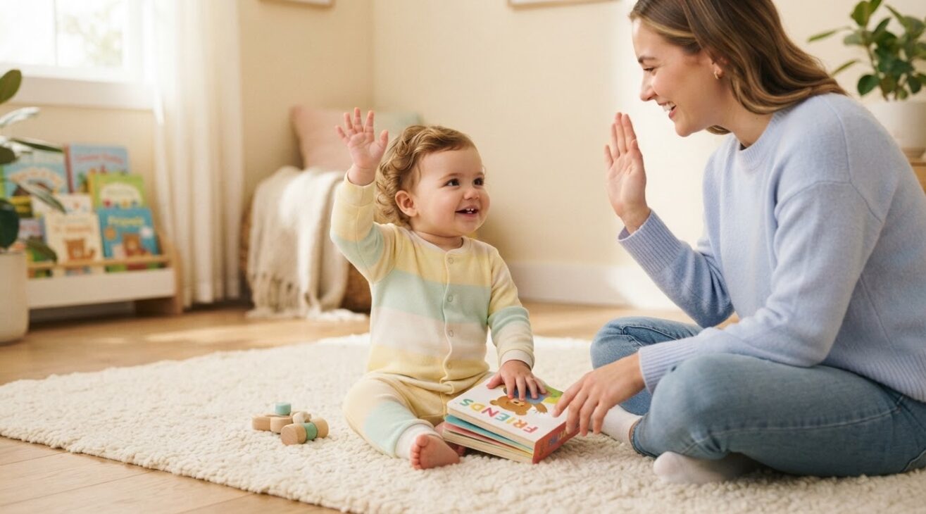 Learn the Word Hi for 1-Year-Old Toddlers