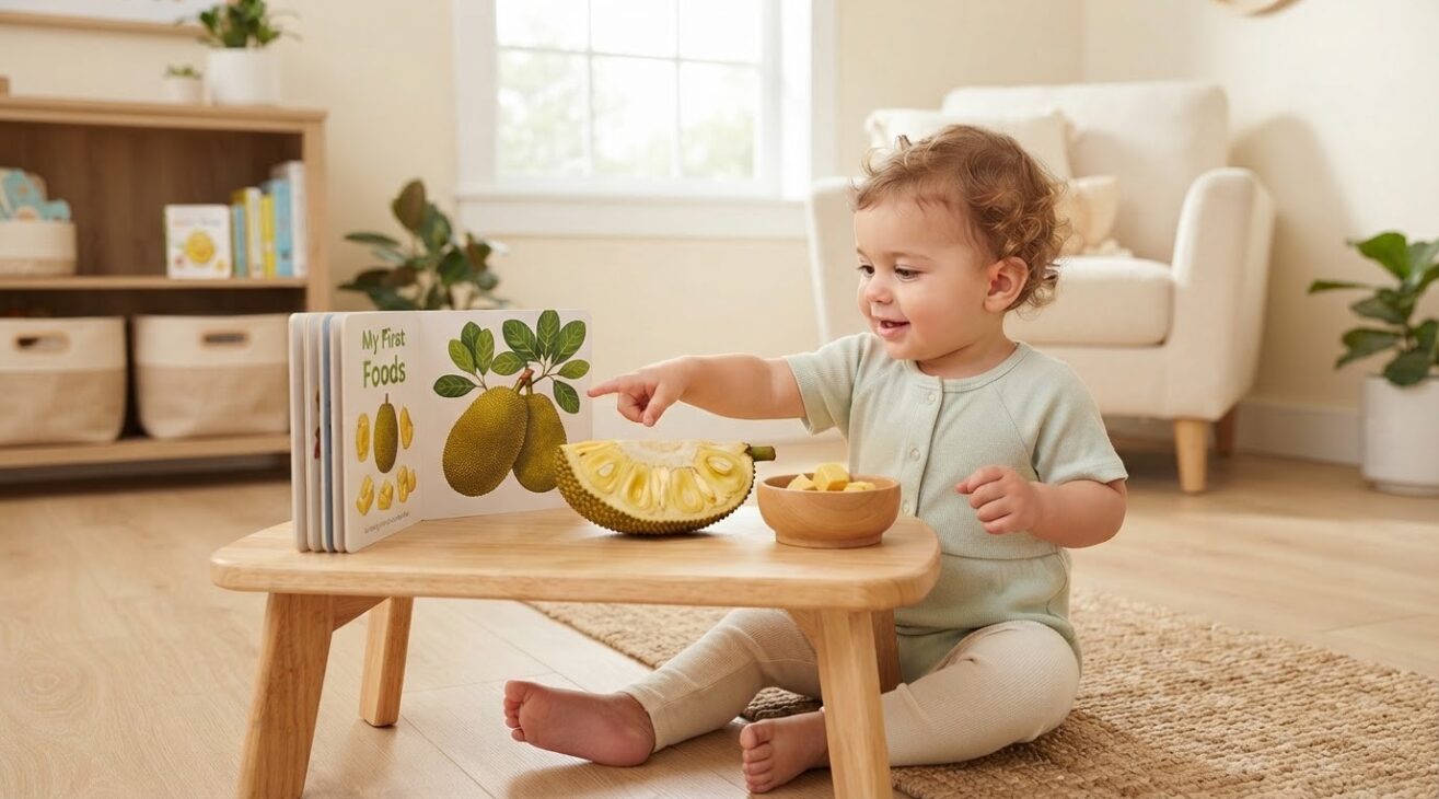 Learn the Word Jackfruit for 1-Year-Old Toddlers