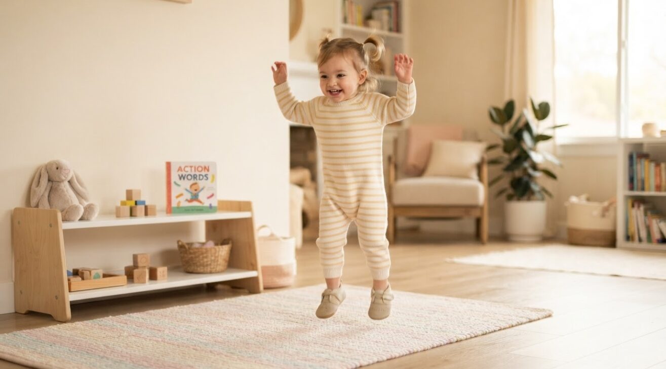 Learn the Word Jump for 1-Year-Old Toddlers